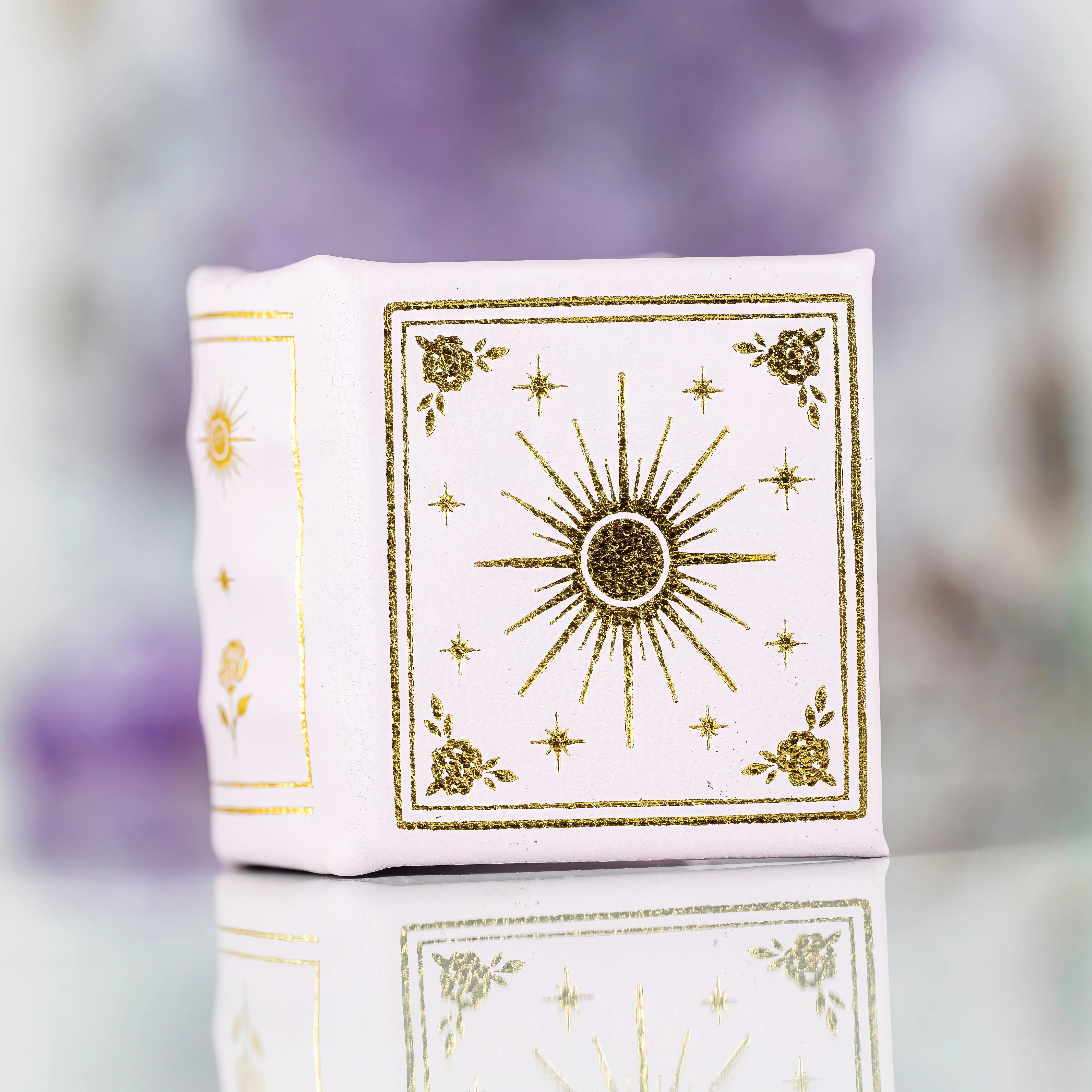 Dawn Court Leather Book Ring Box - Blushing Dawn Edition (Small) - Image 10