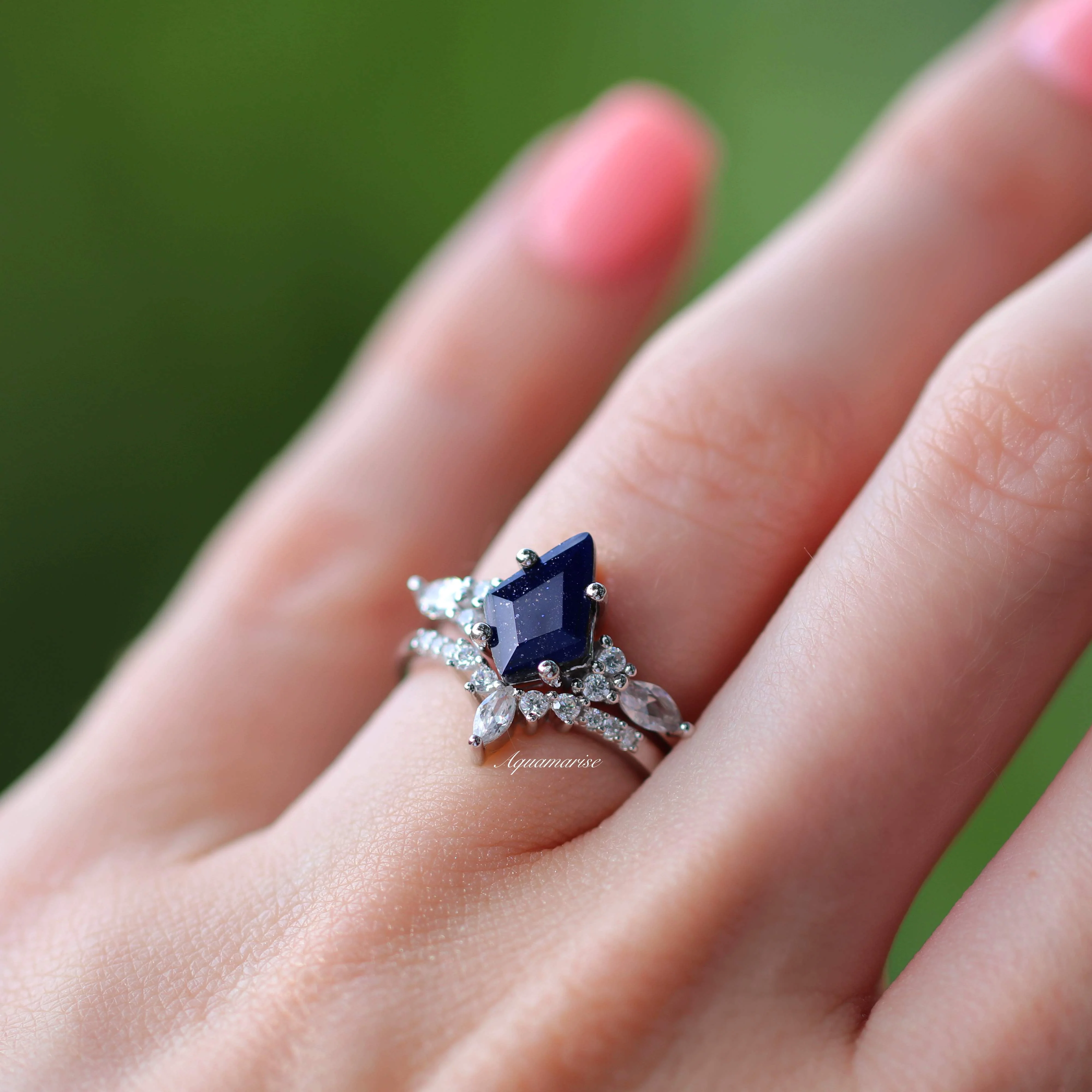 Skye Kite® Starry Night Ring Set in Sterling Silver - Image 4