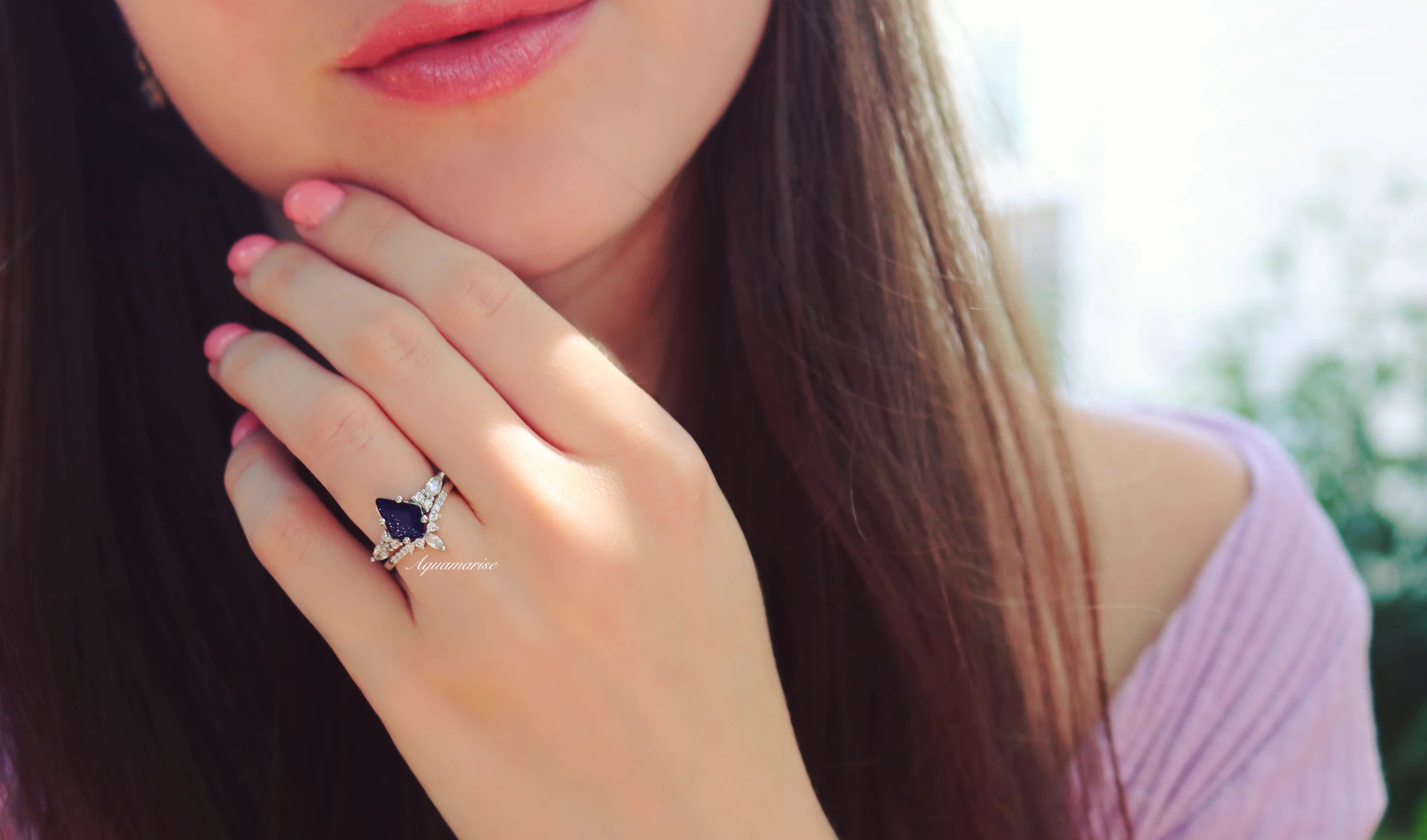Skye Kite® Starry Night Ring Set in Sterling Silver - Image 5