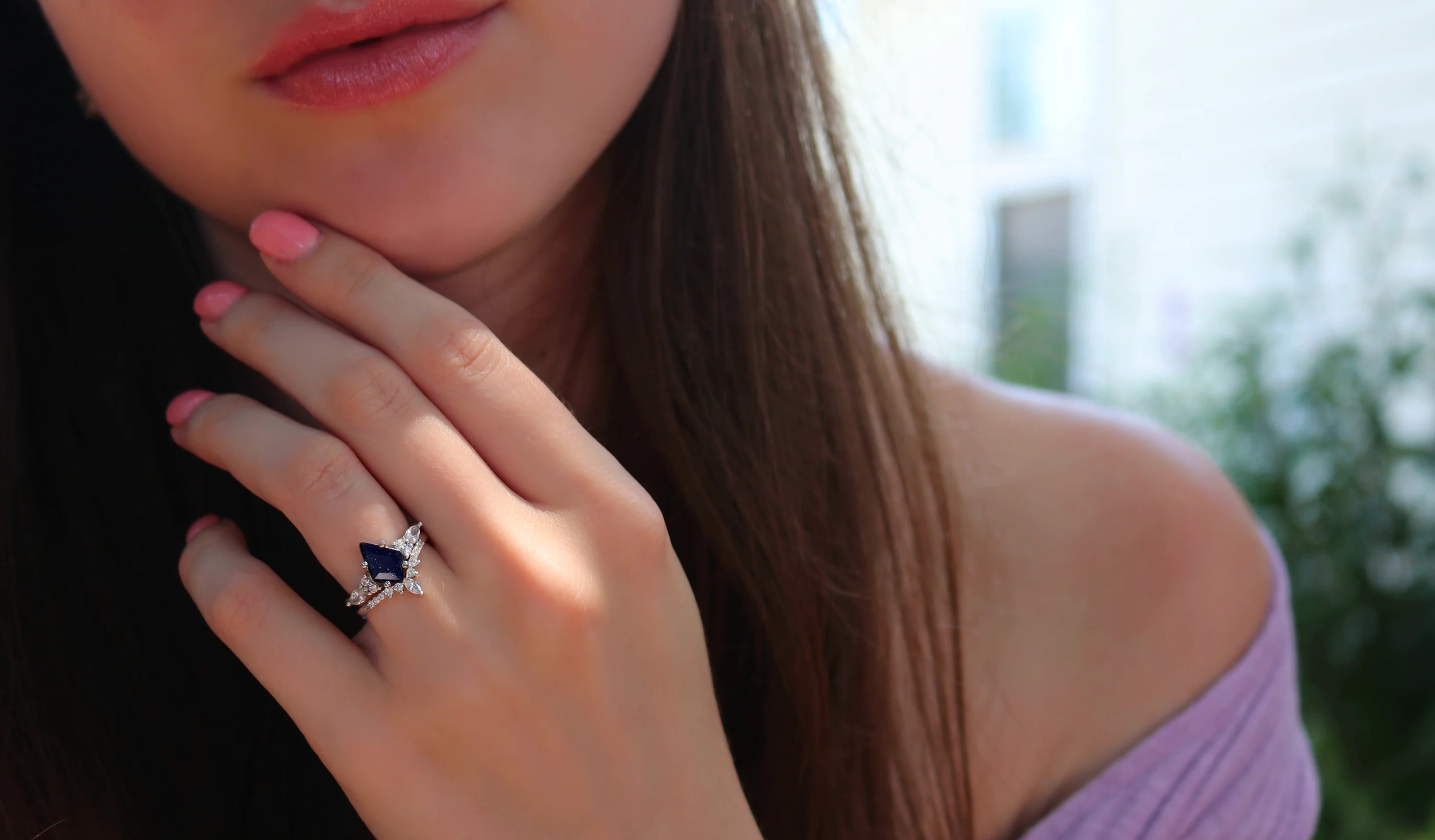 Skye Kite® Starry Night Ring Set in Sterling Silver - Image 6